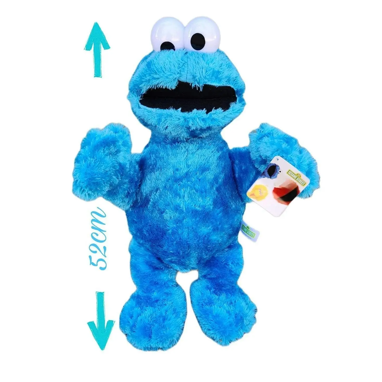 Sesame Street - Cookie Monster 52cm Plush - Jasnor