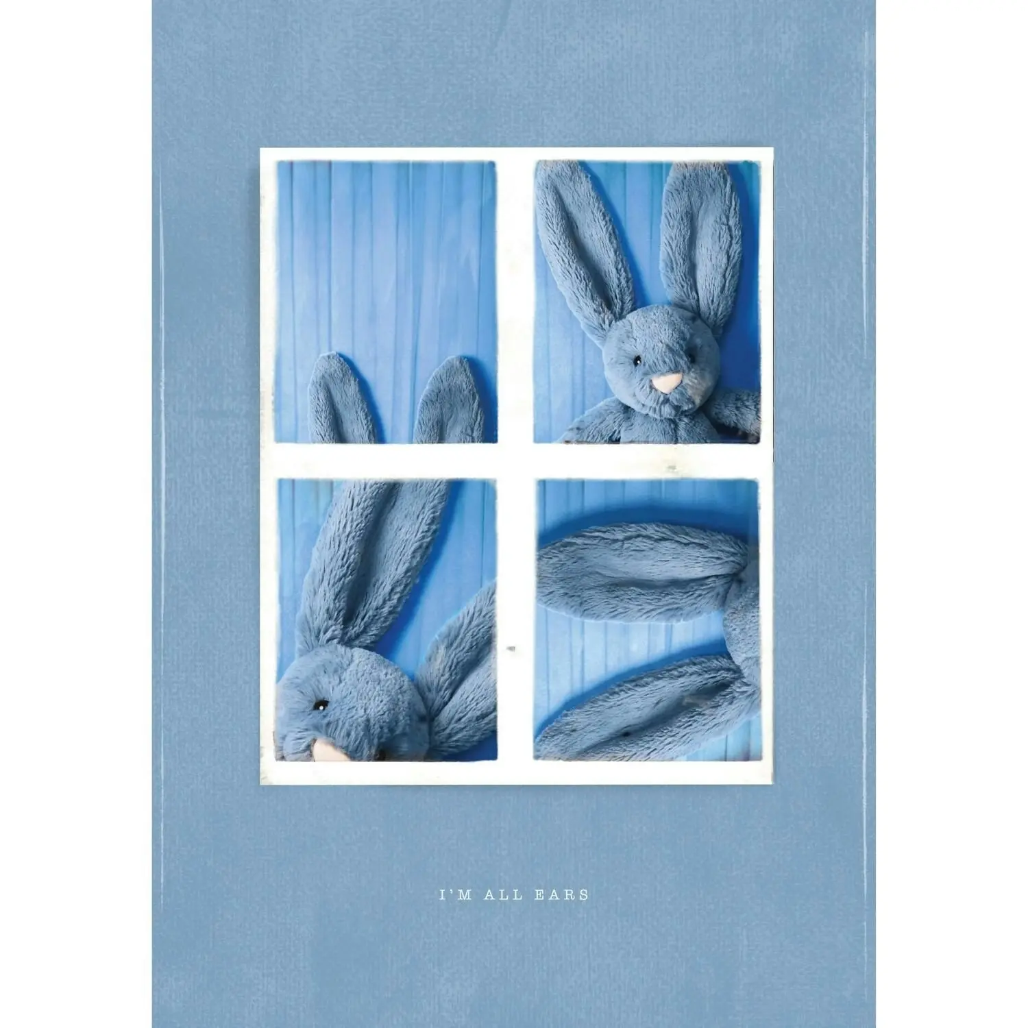 Jellycat - Bashful Dusky Blue Bunny Medium 9x12x31cm