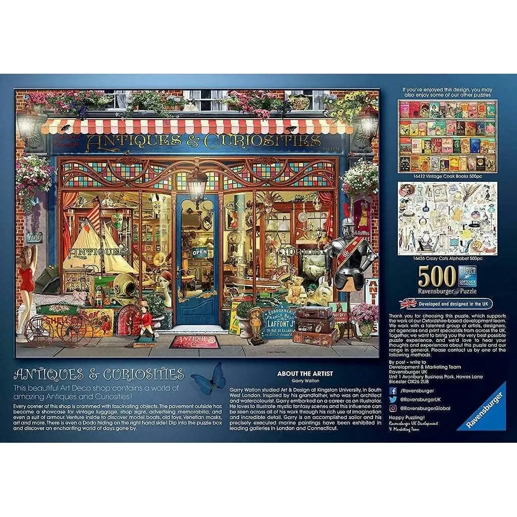 Ravensburger - Antiques & Curiosities Jigsaw Puzzle 500 Pieces