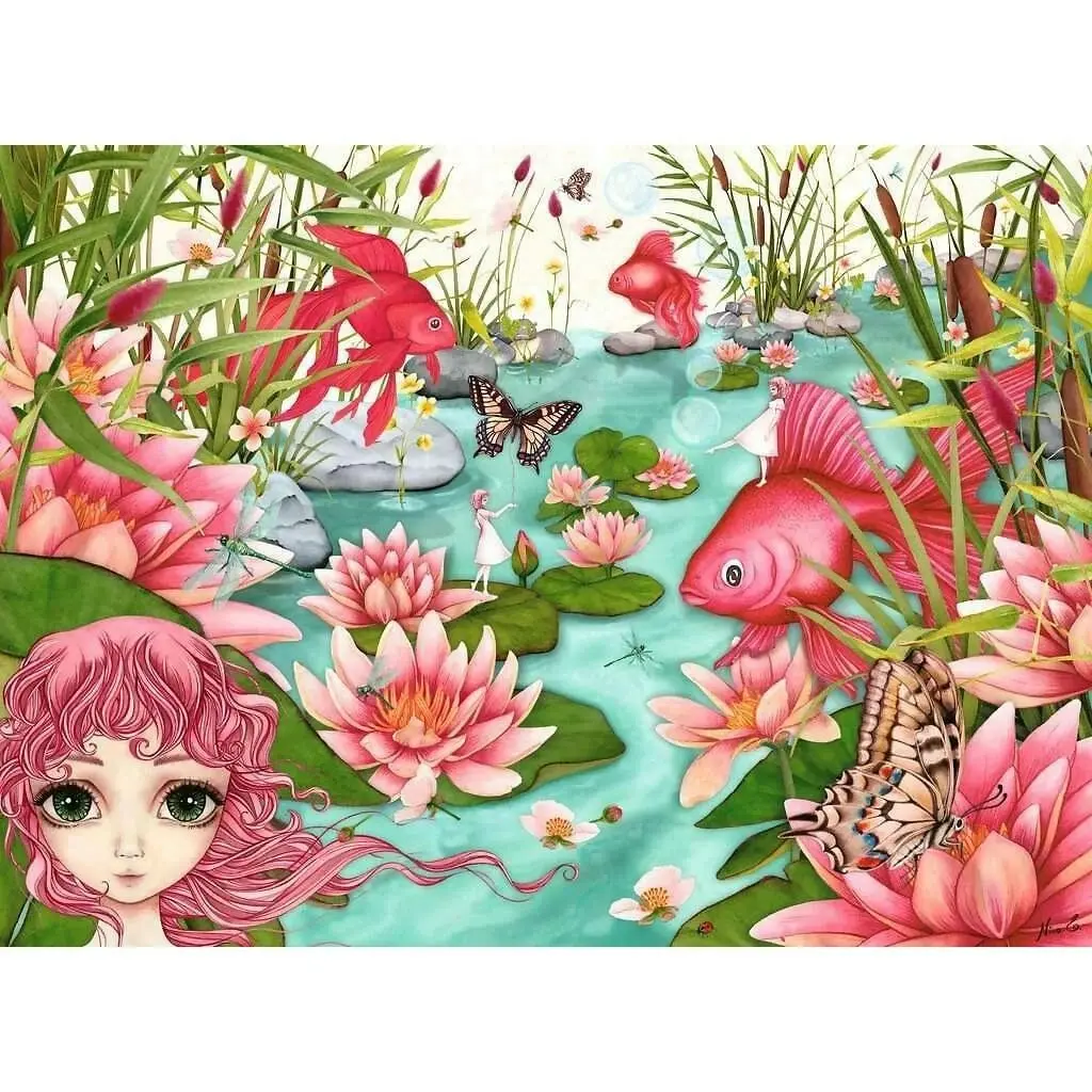 Ravensburger - Minu's Pond Daydream Jigsaw Puzzle 500 Pieces