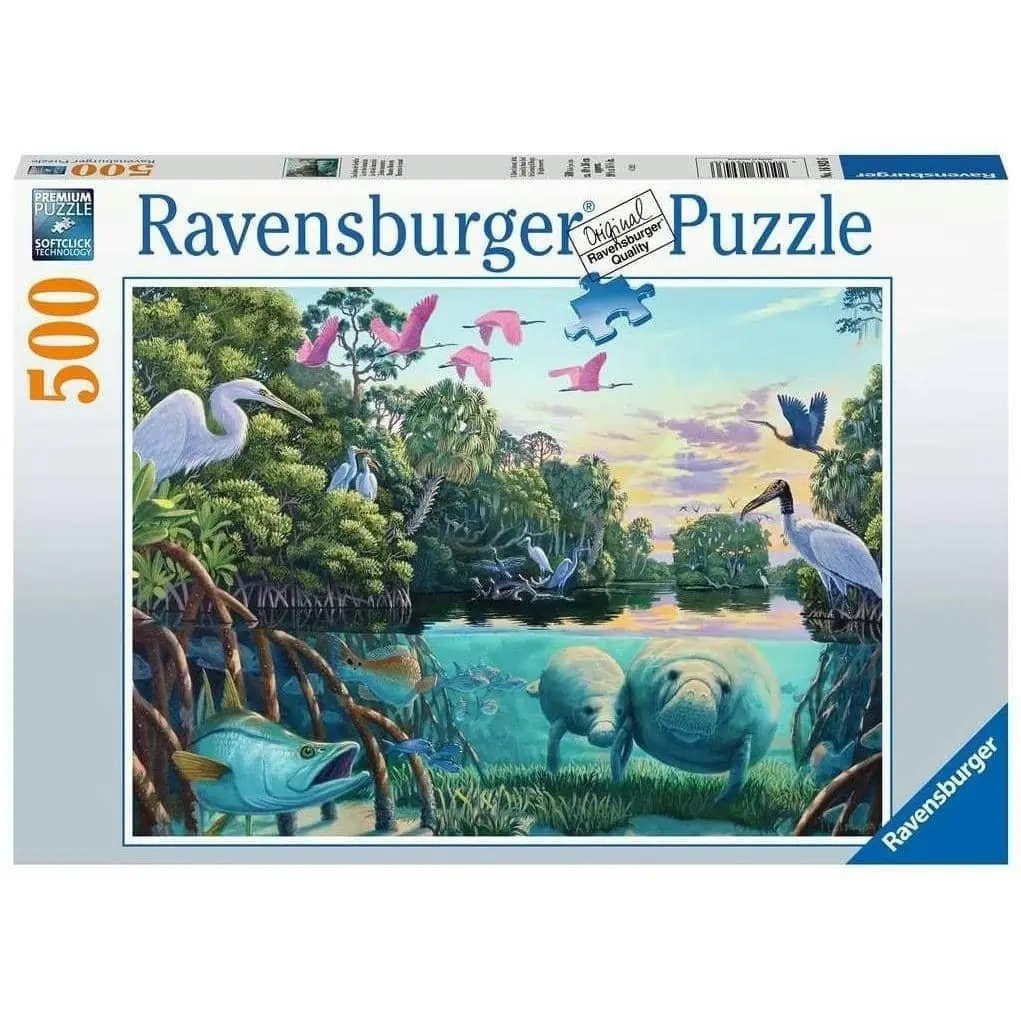 Ravensburger - Manate Moments Jigsaw Puzzle 500 Pieces