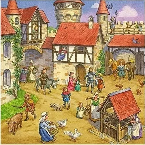 Ravensburger - Life Of The Knight Jigsaw Puzzle 3x49 Pieces