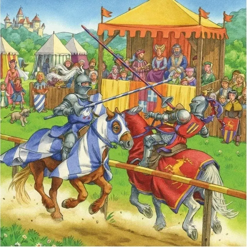 Ravensburger - Life Of The Knight Jigsaw Puzzle 3x49 Pieces