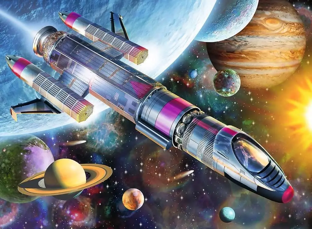 Ravensburger - Mission In Space Jigsaw Puzzle 100 Pieces