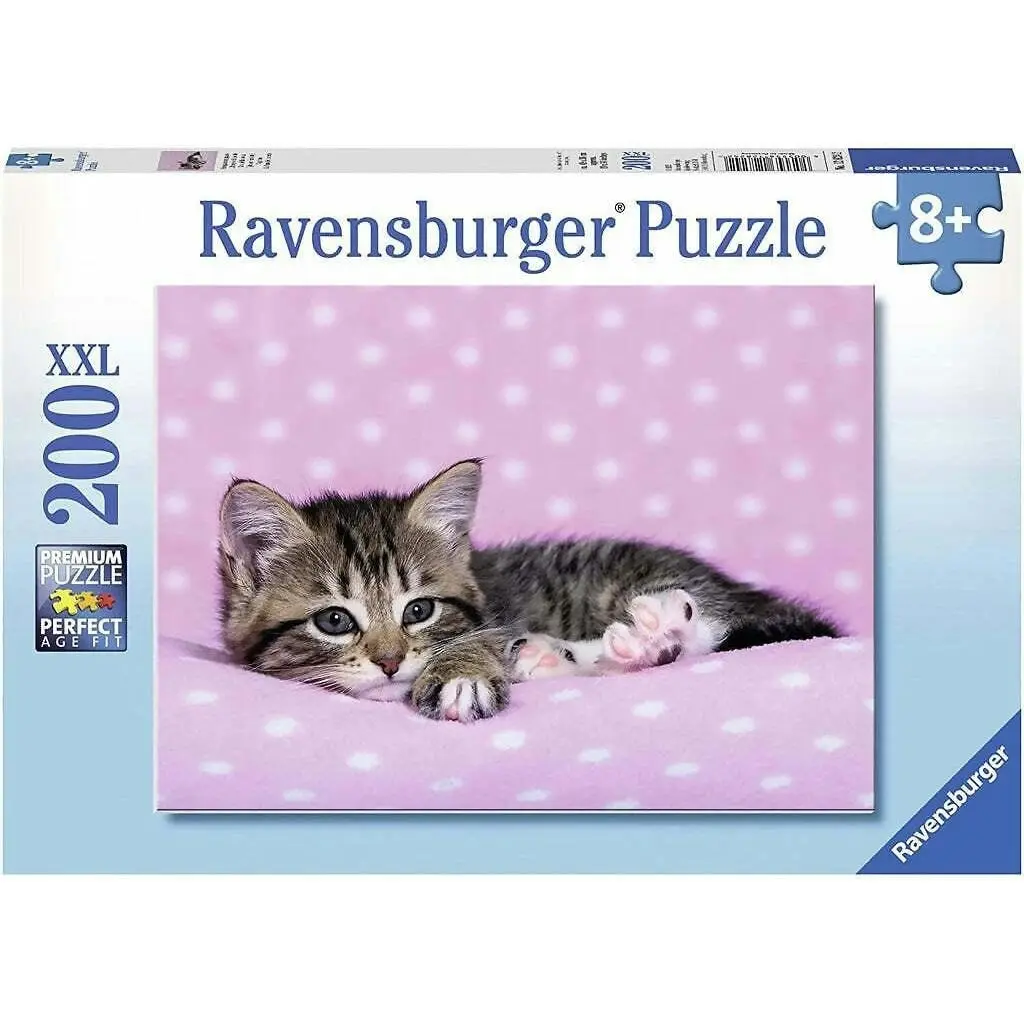 Ravensburger - Nap Time Kitten Xxl Jigsaw Puzzle 200 Pieces