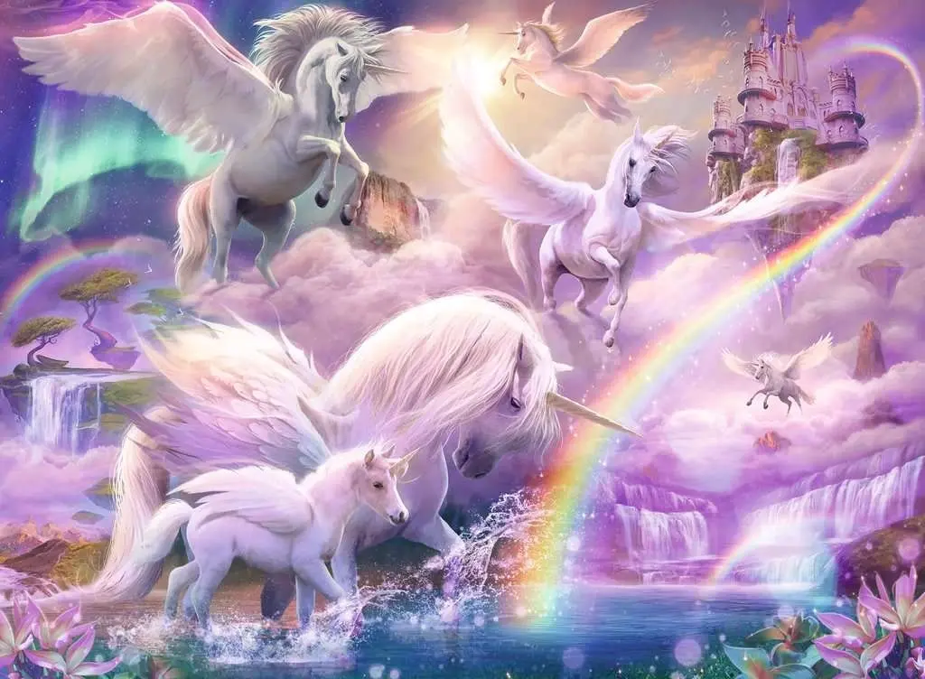 Ravensburger - Pegasus Unicorns Jigsaw Puzzle 100 Pieces