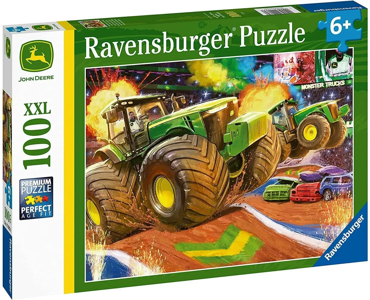 Ravensburger - John Deere Big Wheels 100 Pieces Jigsaw Puzzle