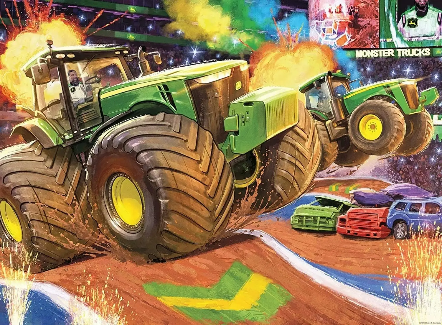 Ravensburger - John Deere Big Wheels 100 Pieces Jigsaw Puzzle