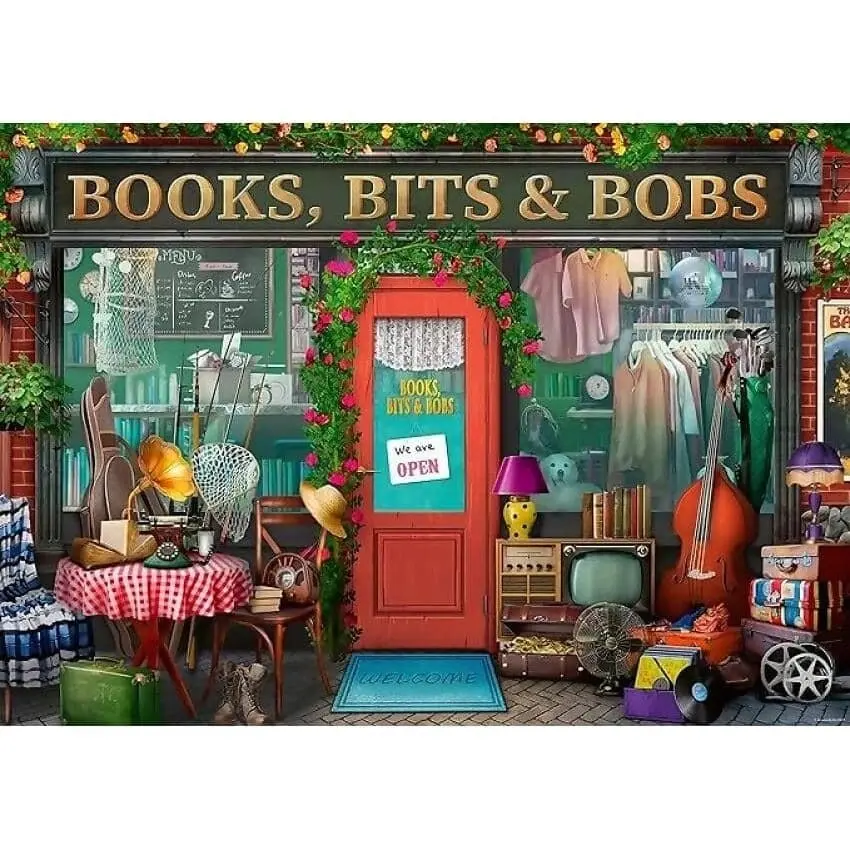 Ravensburger - Books Bits And Bobs Jigsaw Puzzle 1000 Pieces