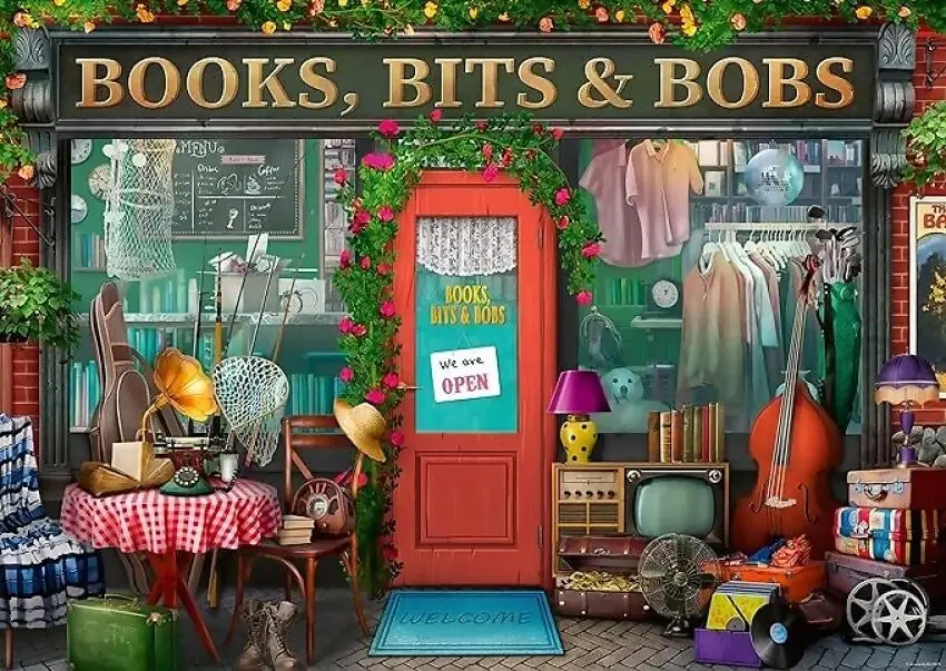 Ravensburger - Books Bits And Bobs Jigsaw Puzzle 1000 Pieces