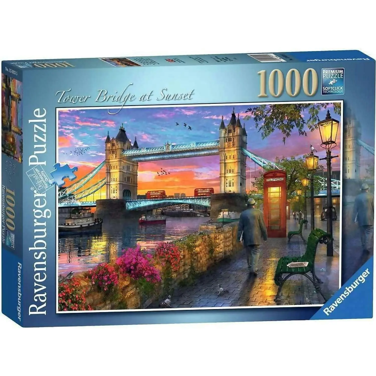 Ravensburger - Tower Bridge At Sunset Jigsaw Puzzle 1000 Pieces