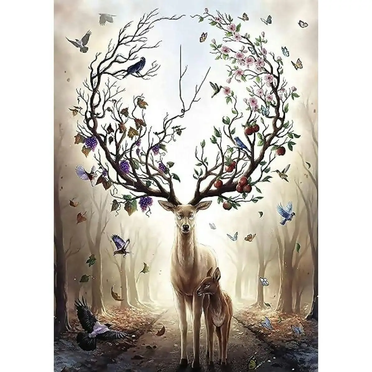 Ravensburger - Magical Deer Jigsaw Puzzle 1000 Pieces