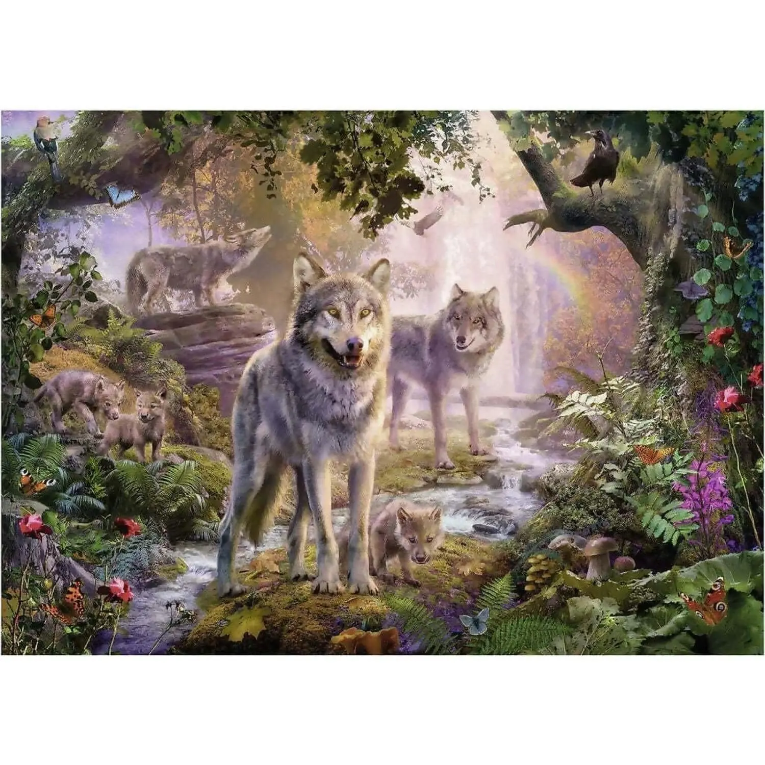 Ravensburger - Summer Wolves Jigsaw Puzzle 1000 Pieces