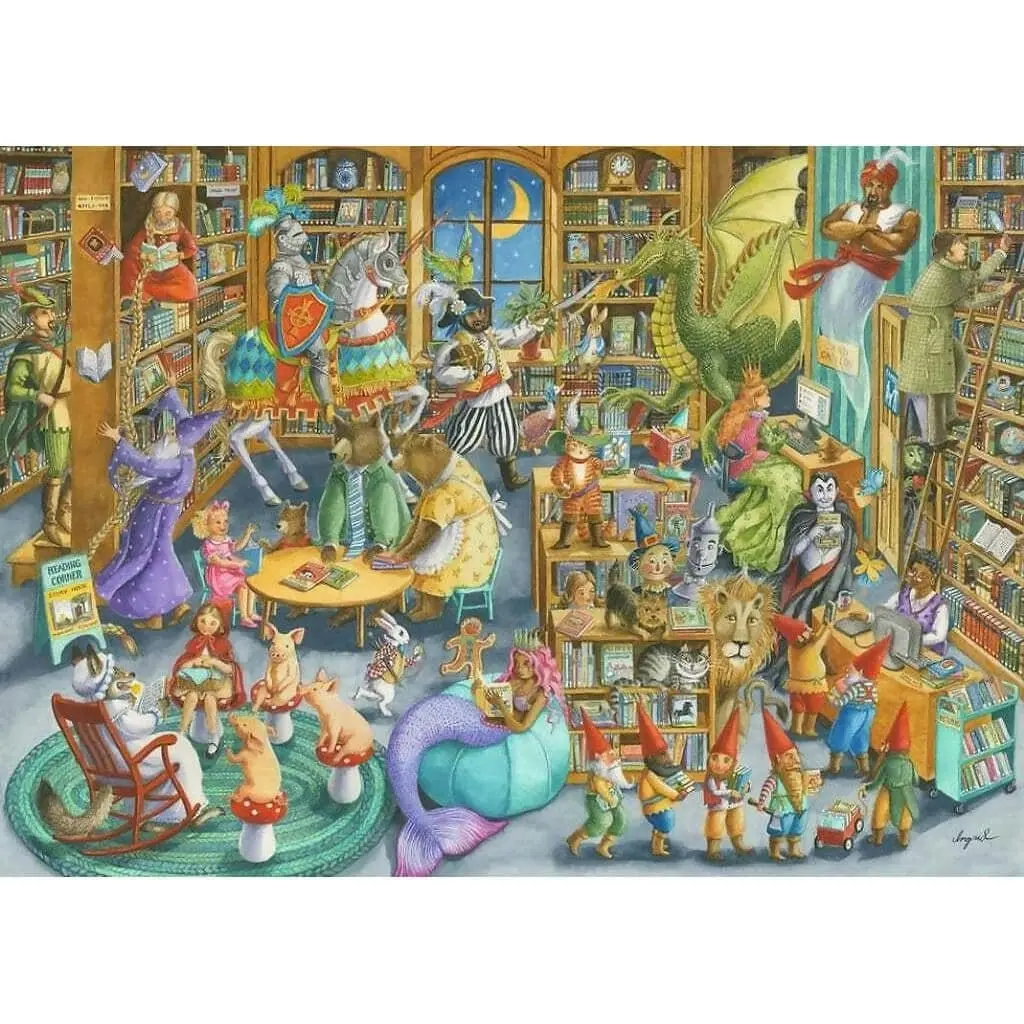 Ravensburger - Midnight At The Library Jigsaw Puzzle 1000 Pieces