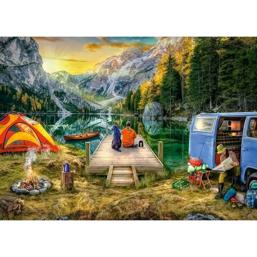 Ravensburger - Immersed In Nature Camping Holiday Jigsaw Puzzle 1000 Pieces