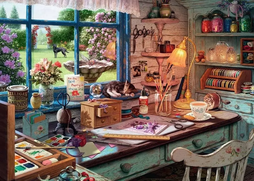 Ravensburger - The Craft Shed Jigsaw Puzzle 1000 Pieces