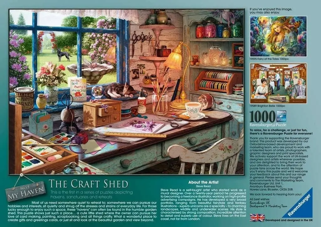 Ravensburger - The Craft Shed Jigsaw Puzzle 1000 Pieces