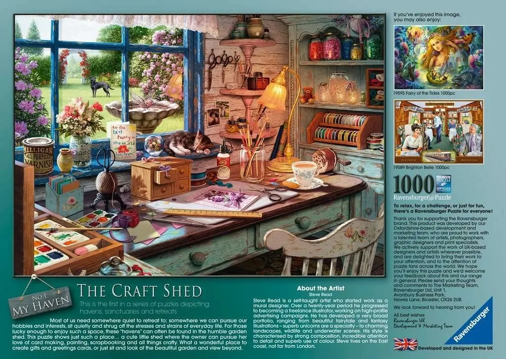 Ravensburger - The Craft Shed Jigsaw Puzzle 1000 Pieces