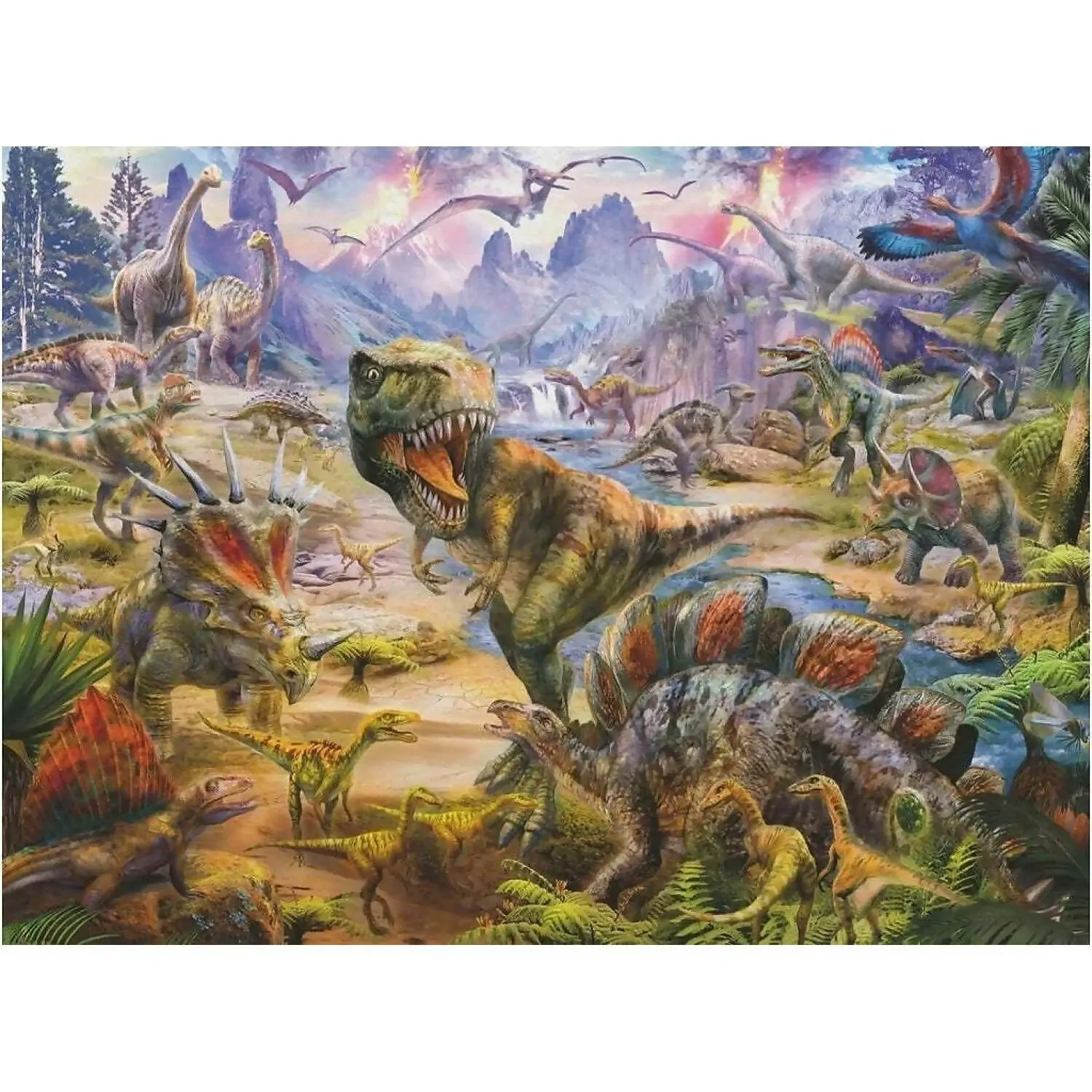 Ravensburger - Dinosaur World Jigsaw Puzzle 300 Pieces