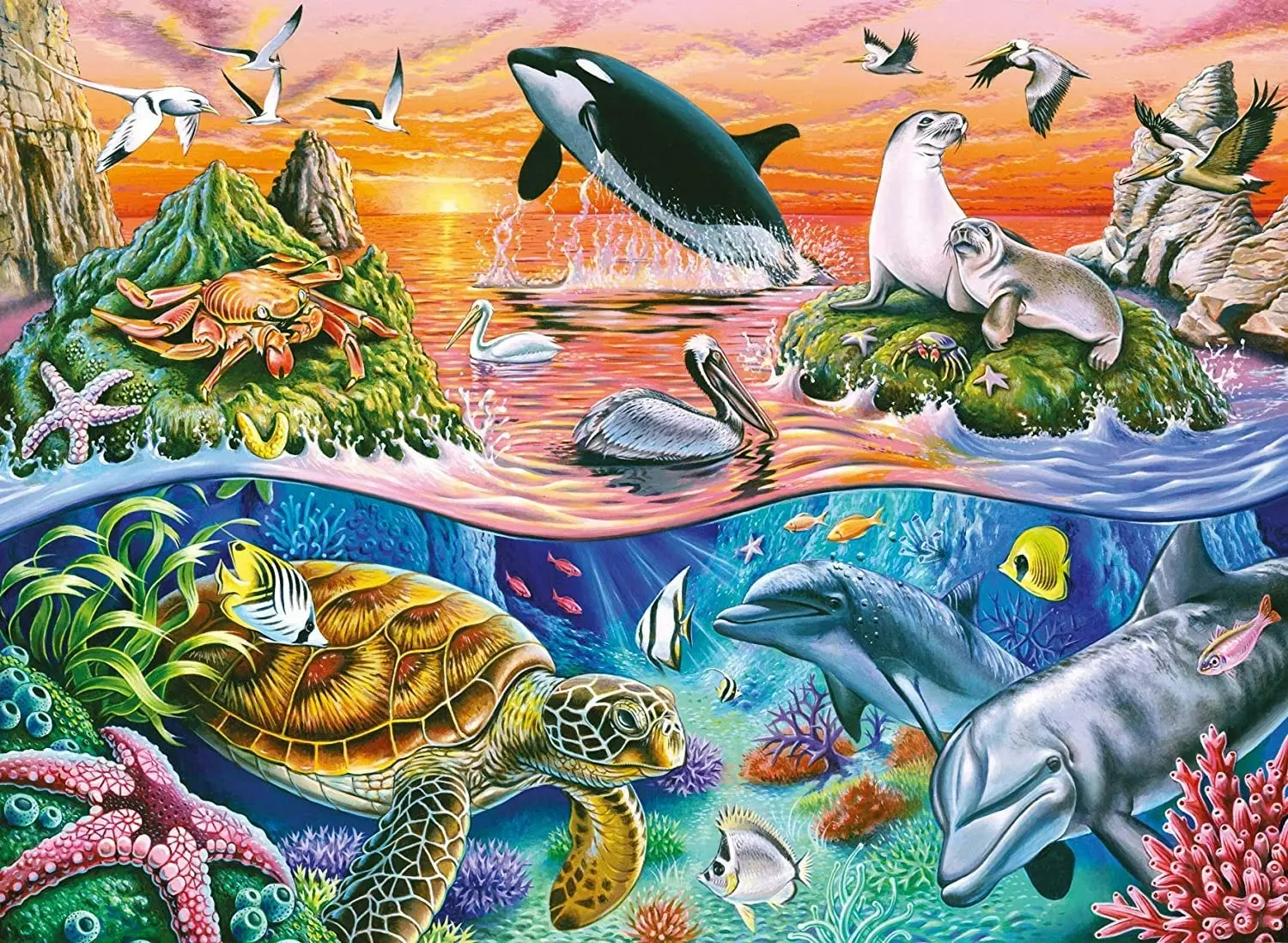 Ravensburger - Beautiful Ocean Jigsaw Puzzle 100 Pieces