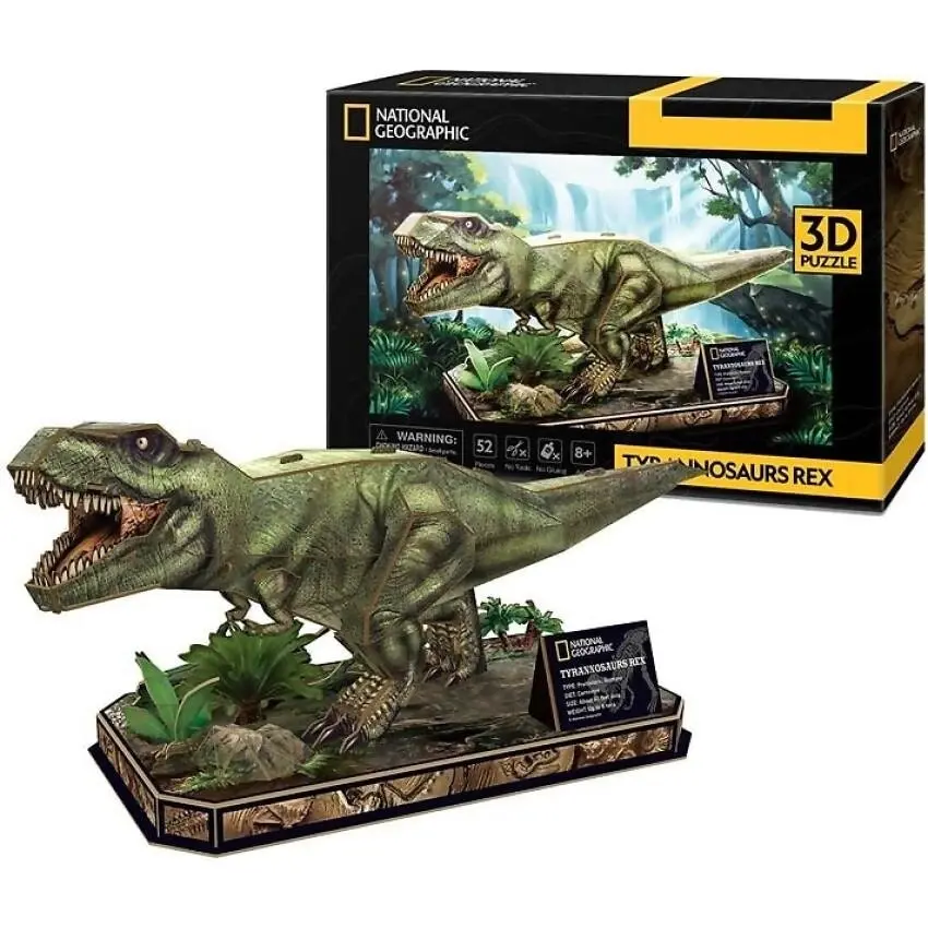 U Games - National Geographic Tyrannosaurus Rex Paper Model 52pcs