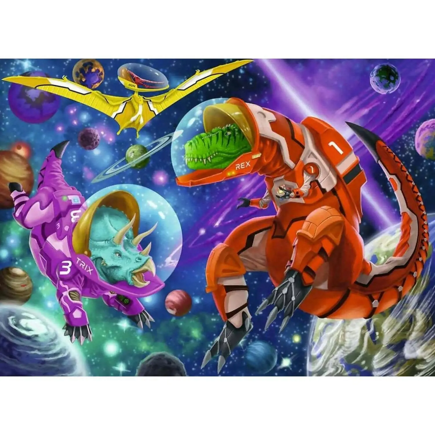 Ravensburger - Space Dinoasaurs Jigsaw Puzzle 200 Pieces