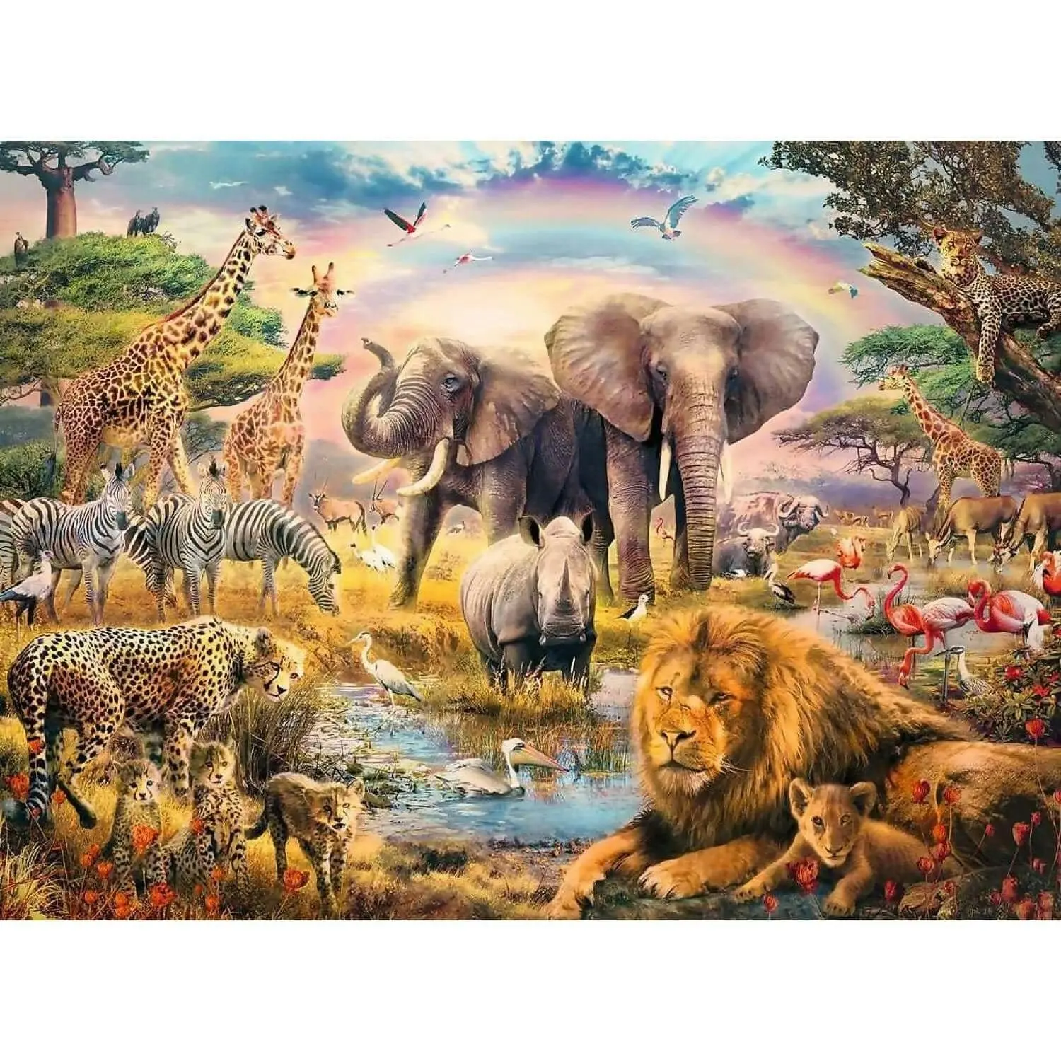 Ravensburger - Wildlife Jigsaw Puzzle 100 Pieces