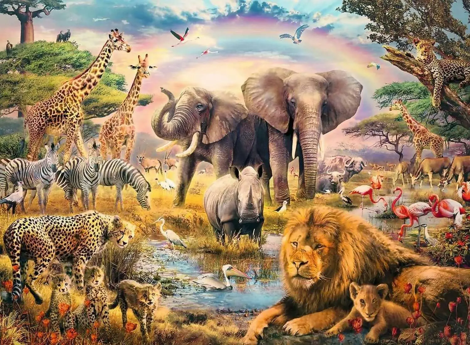 Ravensburger - Wildlife Jigsaw Puzzle 100 Pieces