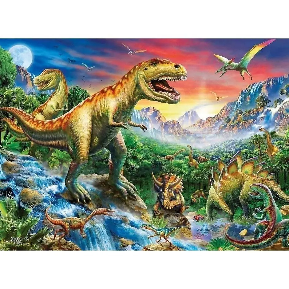 Ravensburger - Time Of The Dinosaurs Jigsaw Puzzle 100 Pieces