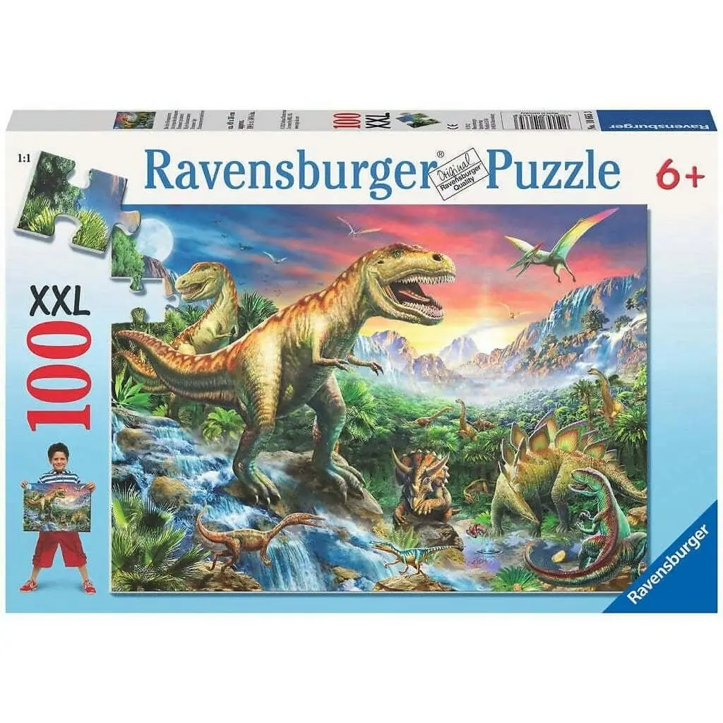 Ravensburger - Time Of The Dinosaurs Jigsaw Puzzle 100 Pieces