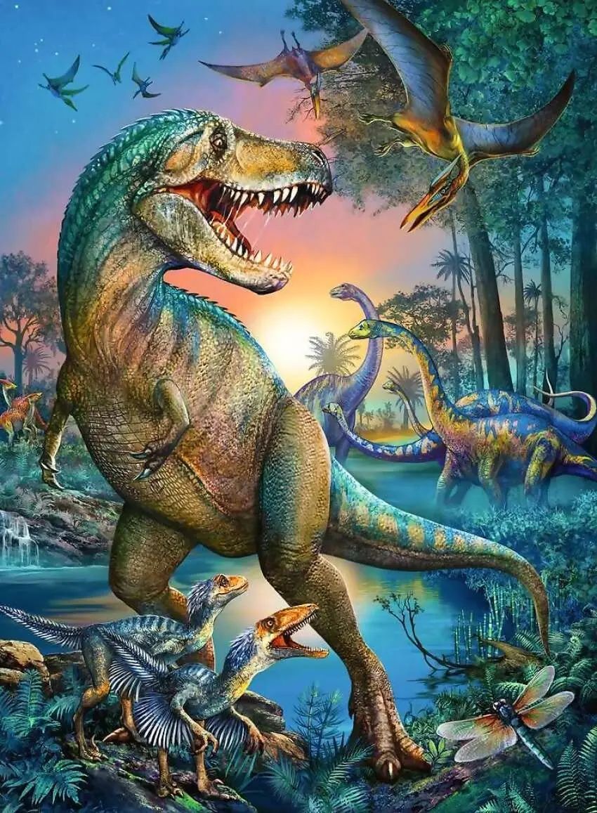 Ravensburger - Giant Prehistoric Dinosaur Xxl Jigsaw Puzzle 150 Pieces