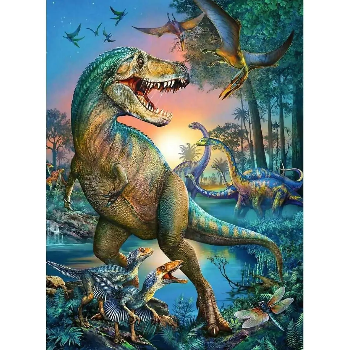 Ravensburger - Giant Prehistoric Dinosaur Xxl Jigsaw Puzzle 150 Pieces