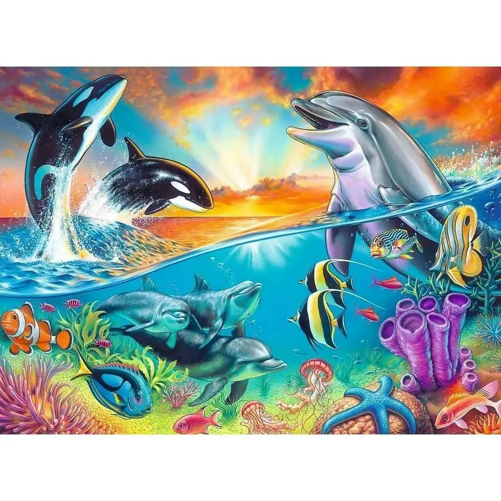 Ravensburger - Ocean Underwater Wildlife Jigsaw Puzzle 200 Pieces