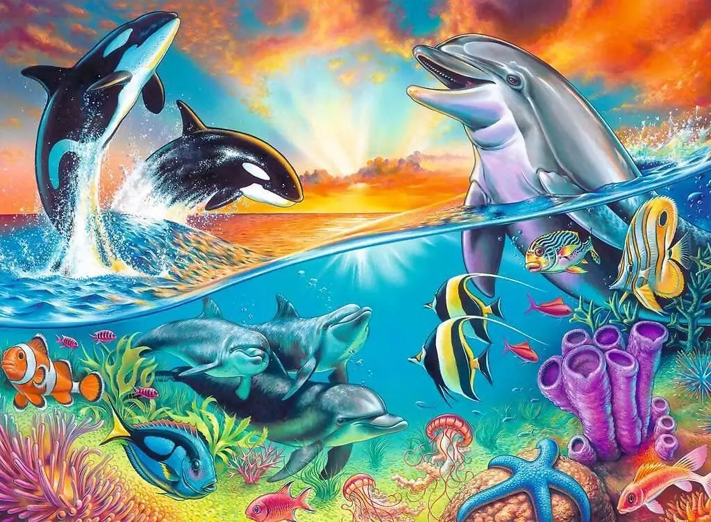 Ravensburger - Ocean Underwater Wildlife Jigsaw Puzzle 200 Pieces