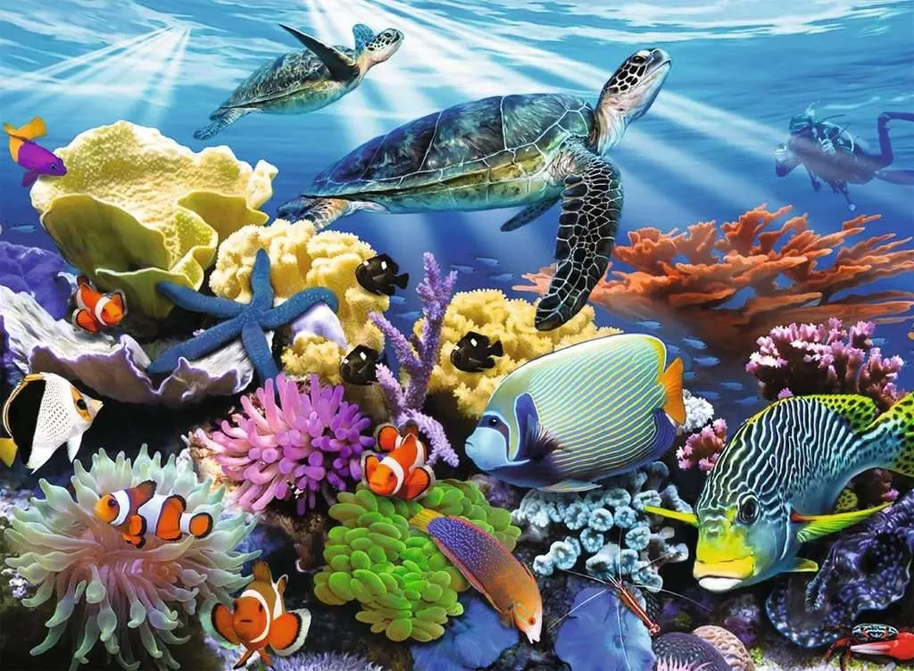 Ravensburger - Ocean Turtles Jigsaw Puzzle 200 Pieces