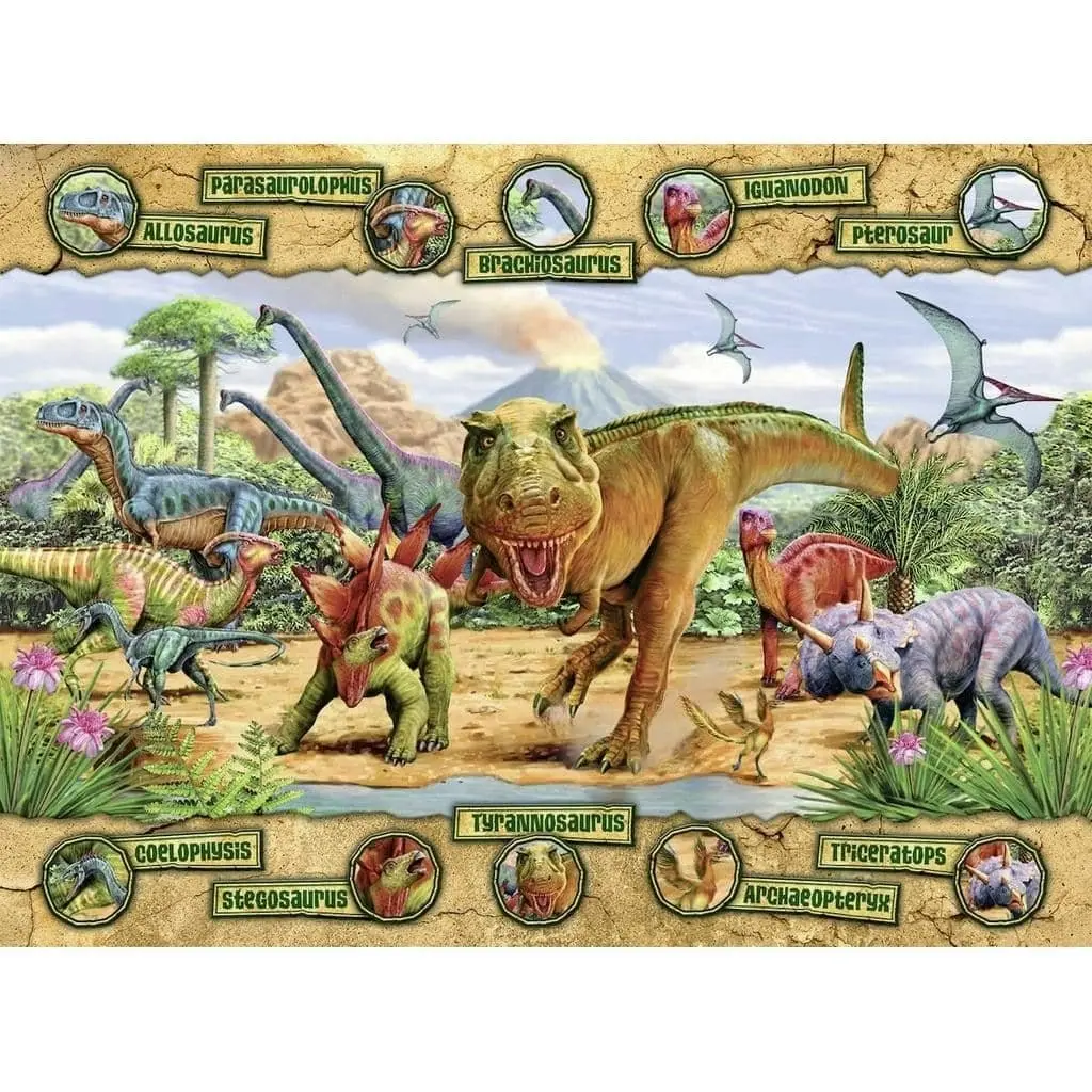 Ravensburger - Dinosaurs Jigsaw Puzzle 100 Pieces