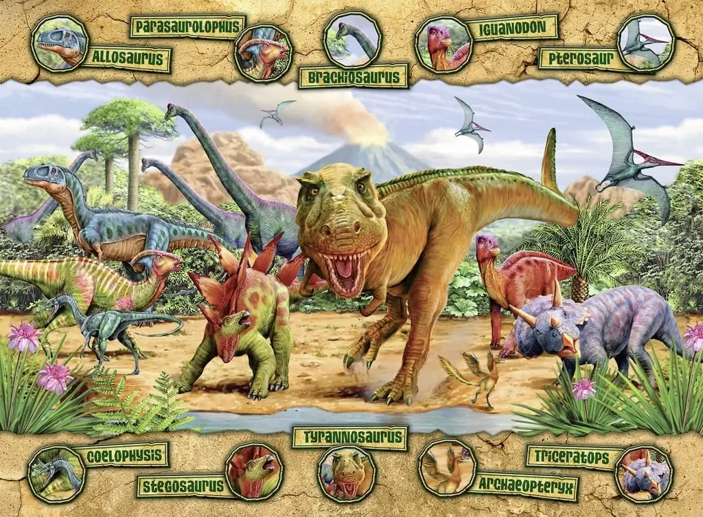 Ravensburger - Dinosaurs Jigsaw Puzzle 100 Pieces