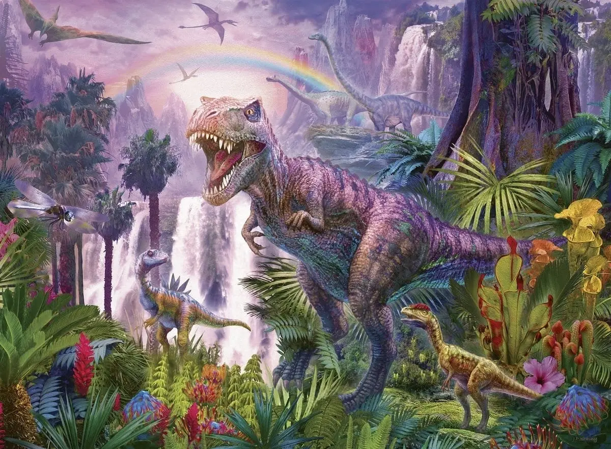 Ravensburger - King Of The Dinosaurs Jigsaw Puzzle 200 Pieces