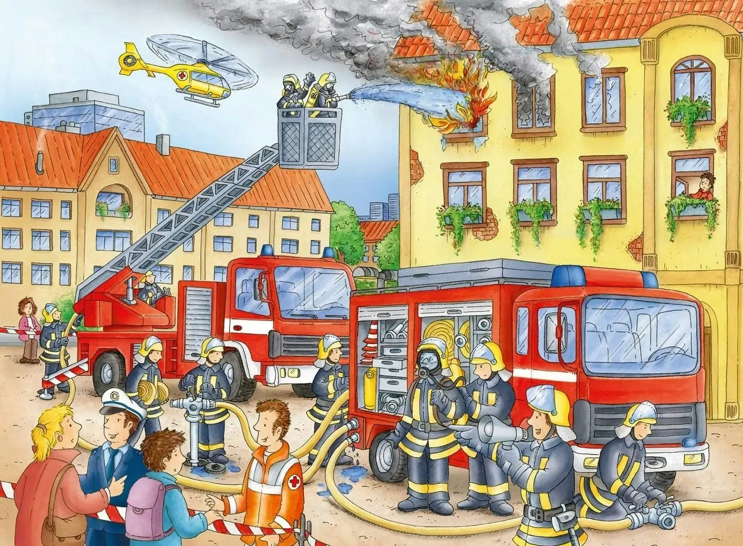 Ravensburger - Fire Department - 100 Pieces Jigsaw Puzzle