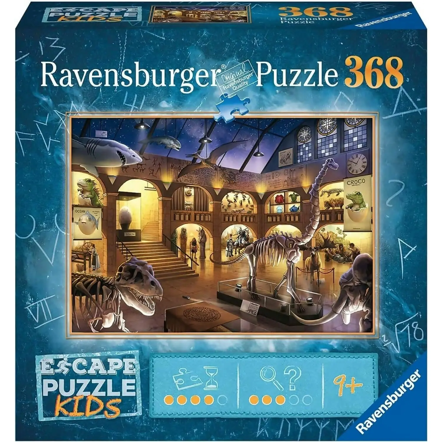 Ravensburger - Kids Escape Museum Mysteries Jigsaw Puzzle Game 368pc