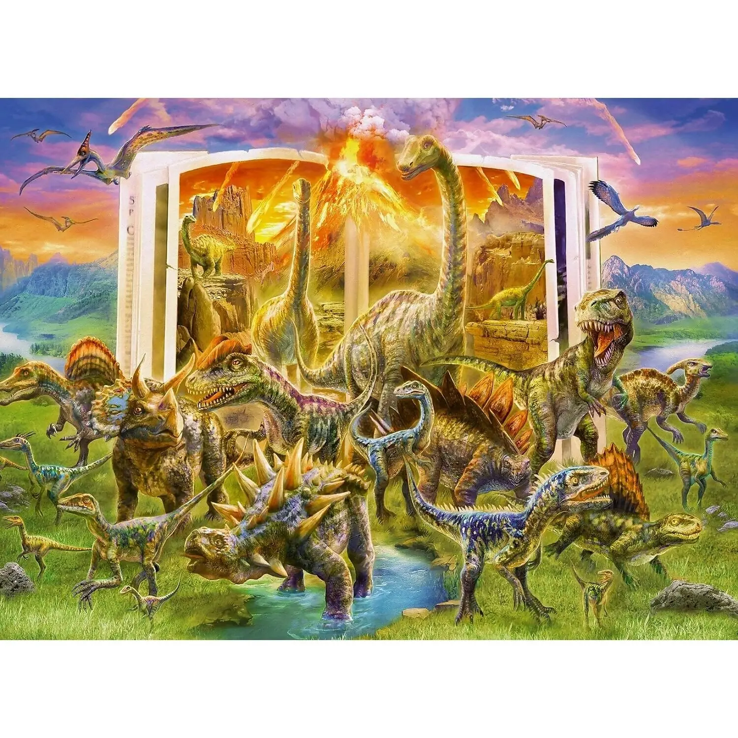 Ravensburger - Dino Dictionary Jigsaw Puzzle 300pc