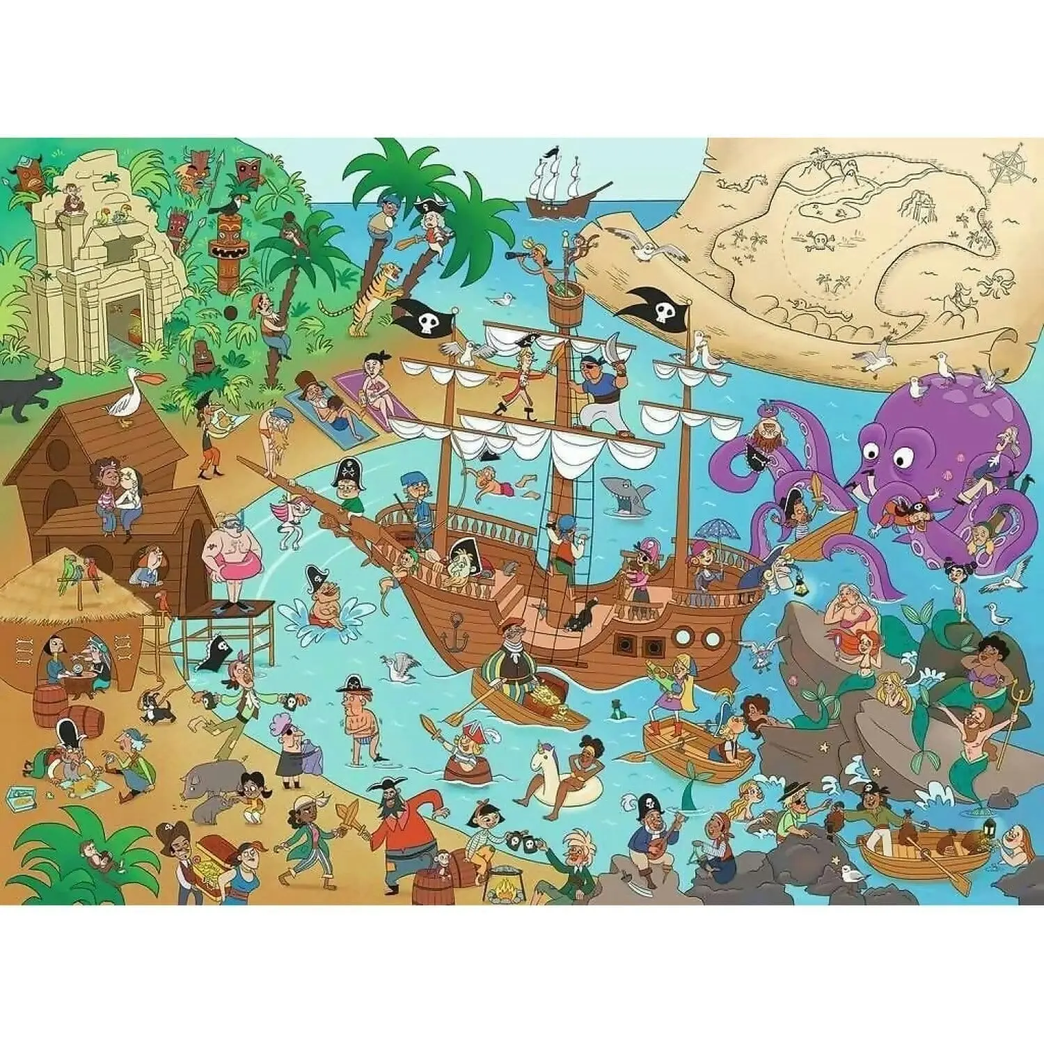 Ravensburger - Pirate Island Jigsaw Puzzle 150pc