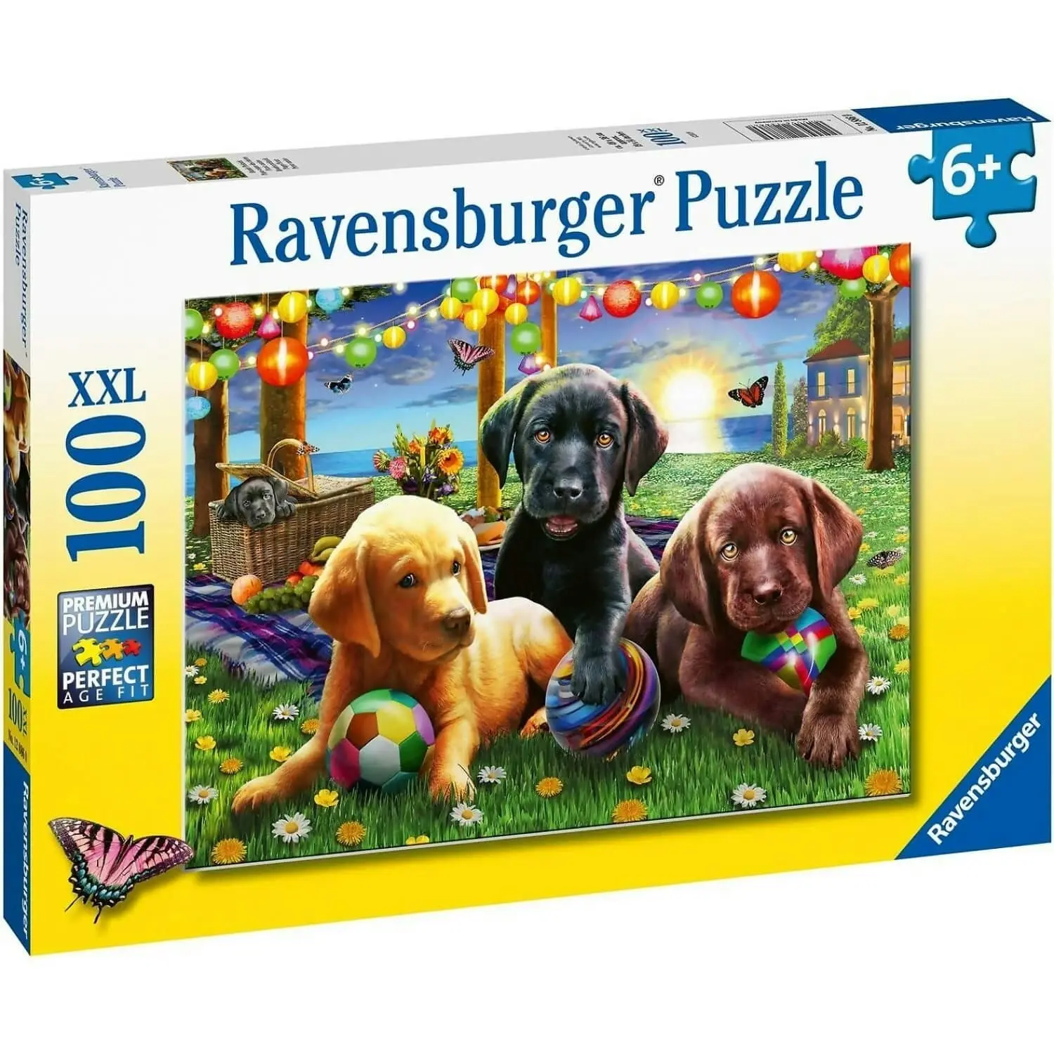 Ravensburger - Puppy Picnic Jigsaw Puzzle 100pc