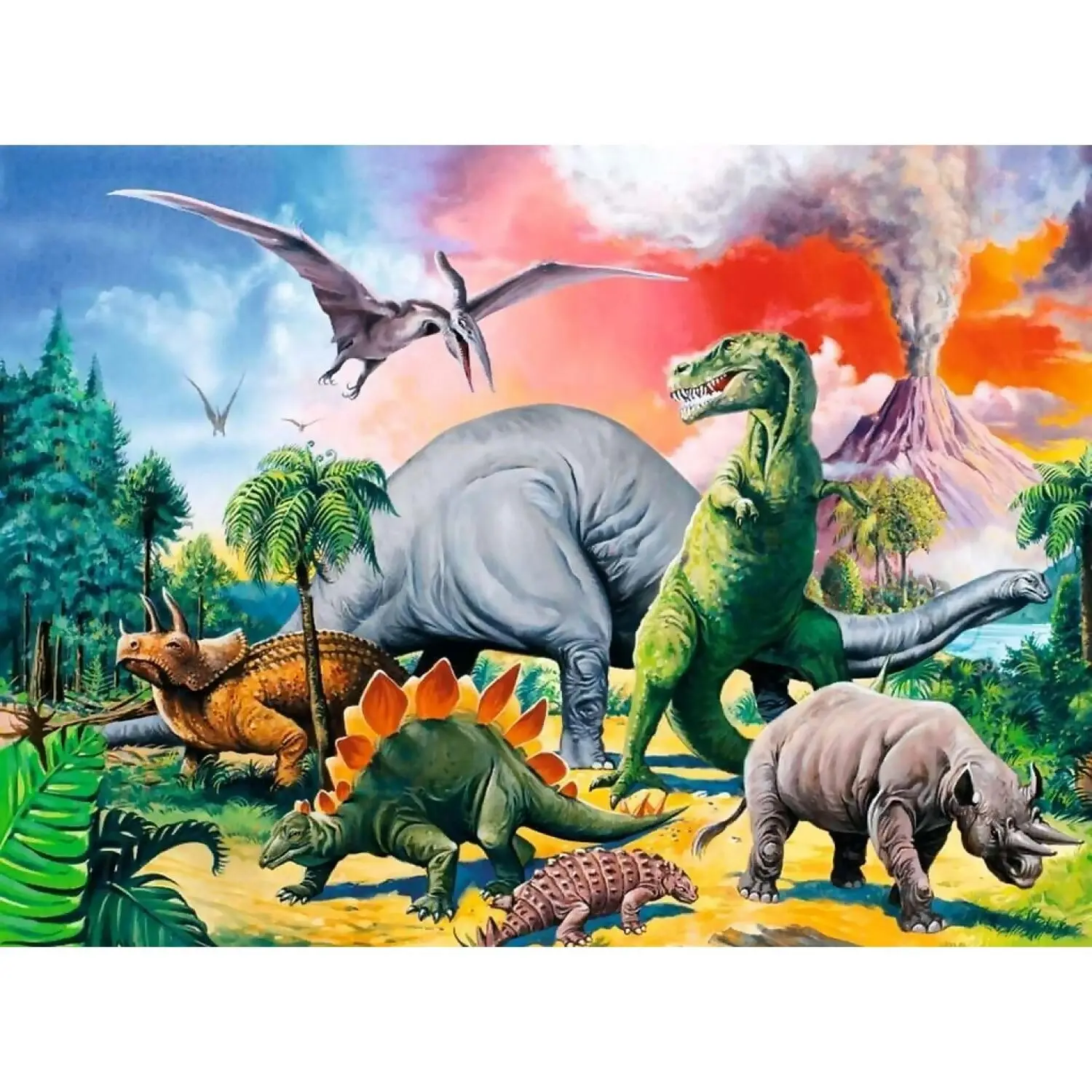 Ravensburger - Among The Dinosaurs Jigsaw Puzzle Xxl 100pc