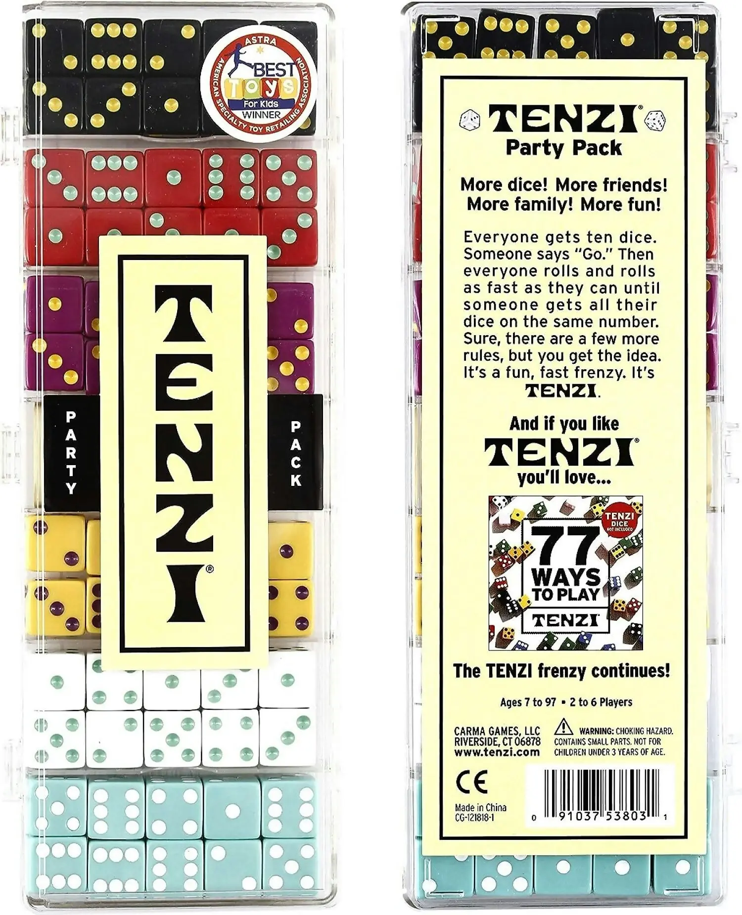 Tenzi Party Pack - 1 Pack - Assorted Colours