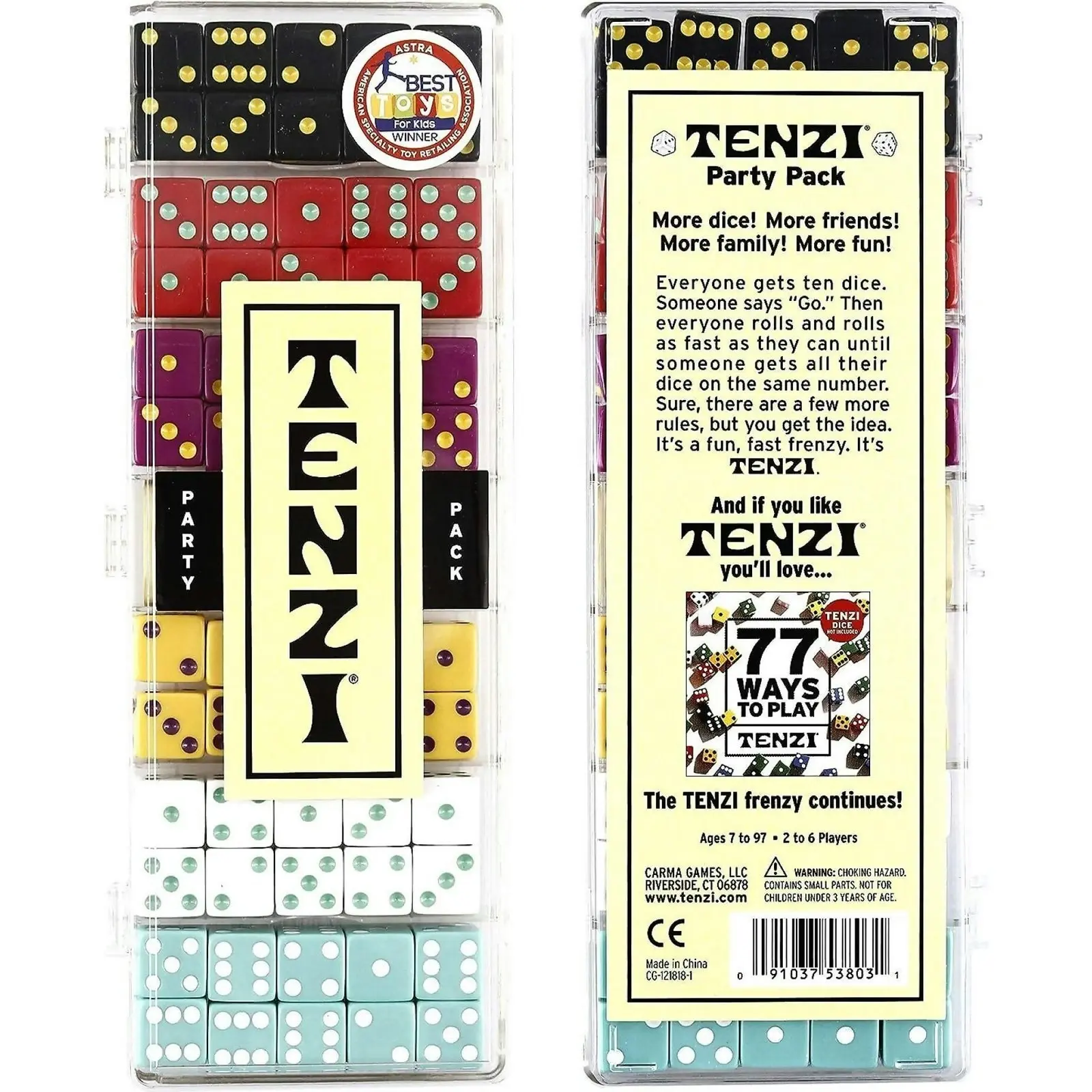 Tenzi Party Pack - 1 Pack - Assorted Colours