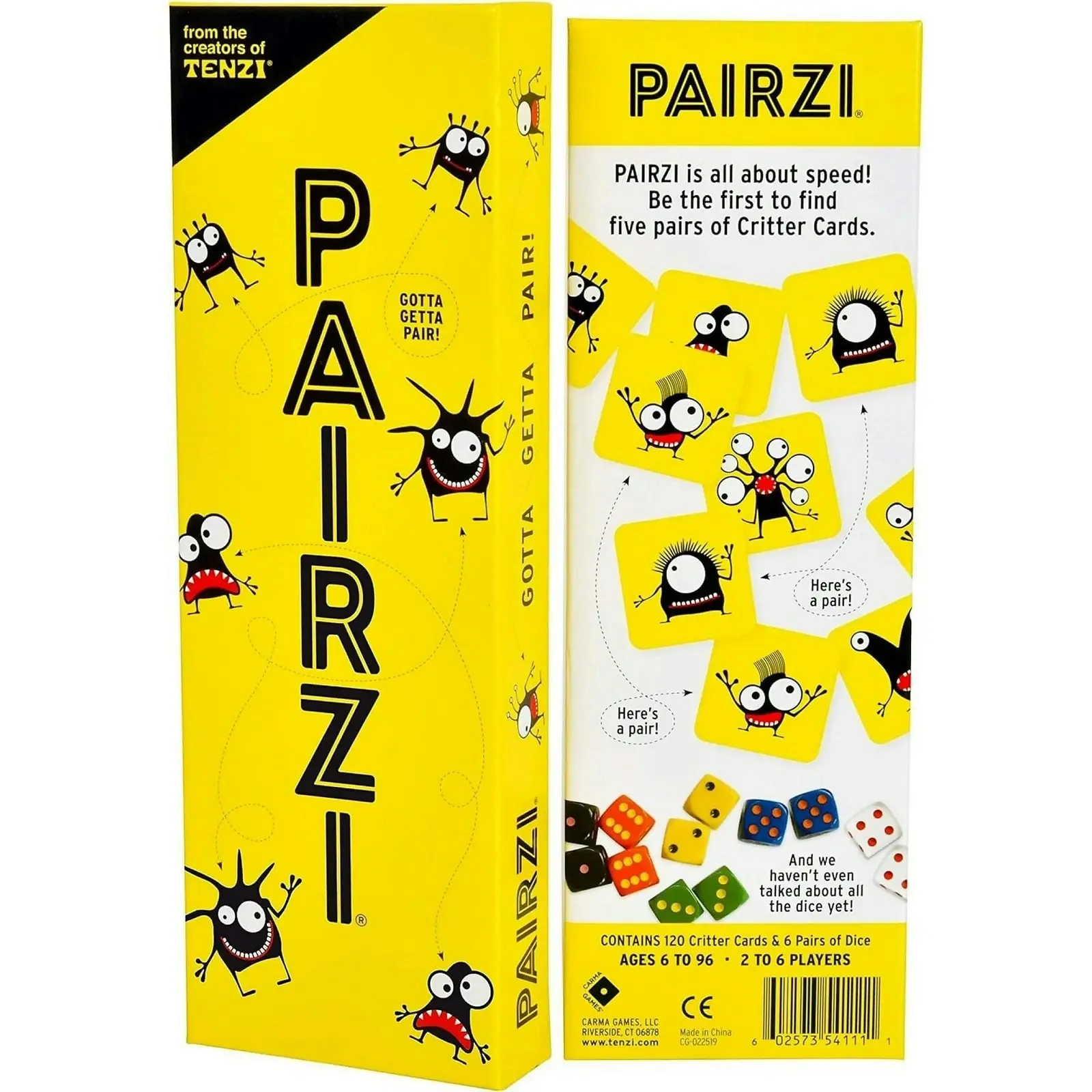 Tenzi - Pairzi - Card Game