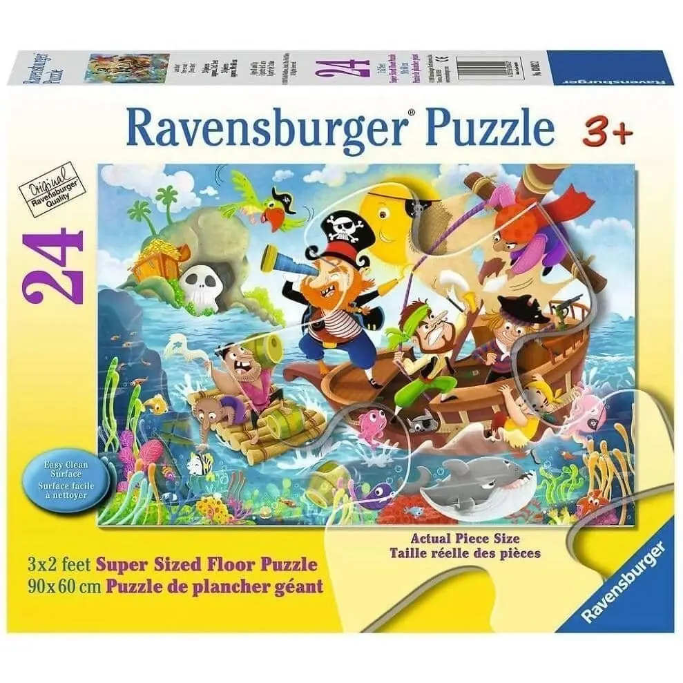 Ravensburger - Land Ahoy! Pirates Jigsaw Puzzle 24 Pieces