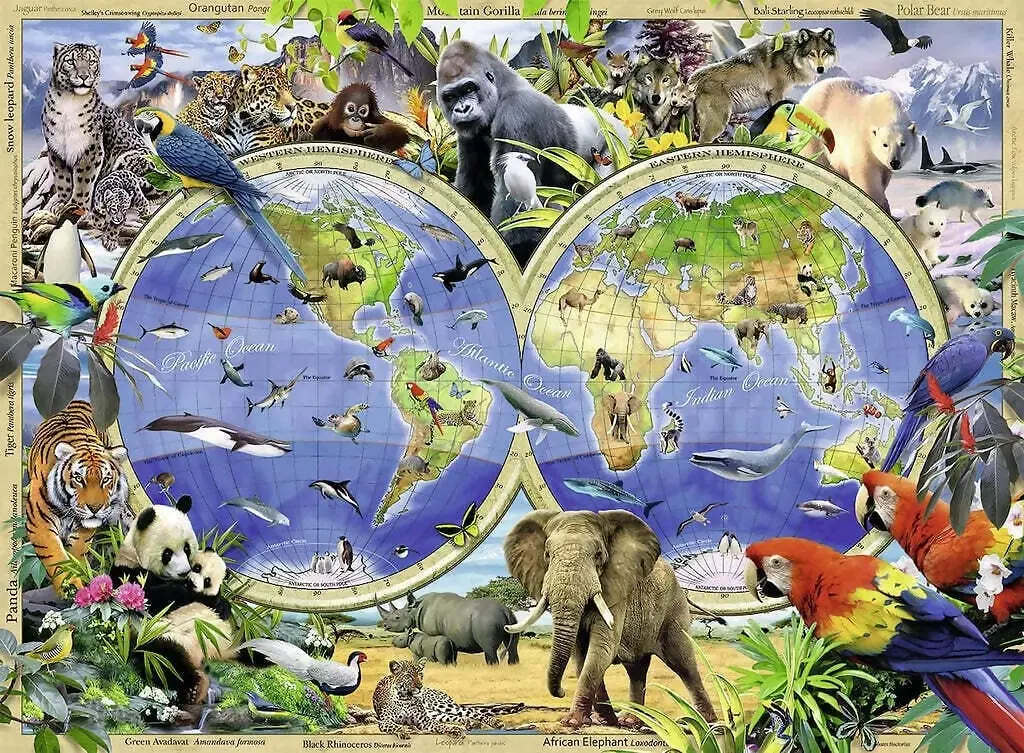 Ravensburger - World Of Wildlife Jigsaw Puzzle 300 Pieces