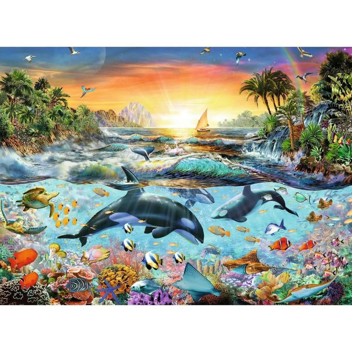 Ravensburger - Orca Paradise 200 Pieces